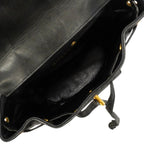 Chanel Backpack Quilted Lambskin Black Gold — view 4