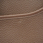 Hermes Shoulder Bag Evelyne Taurillon Clemence Havana Silver — view 8