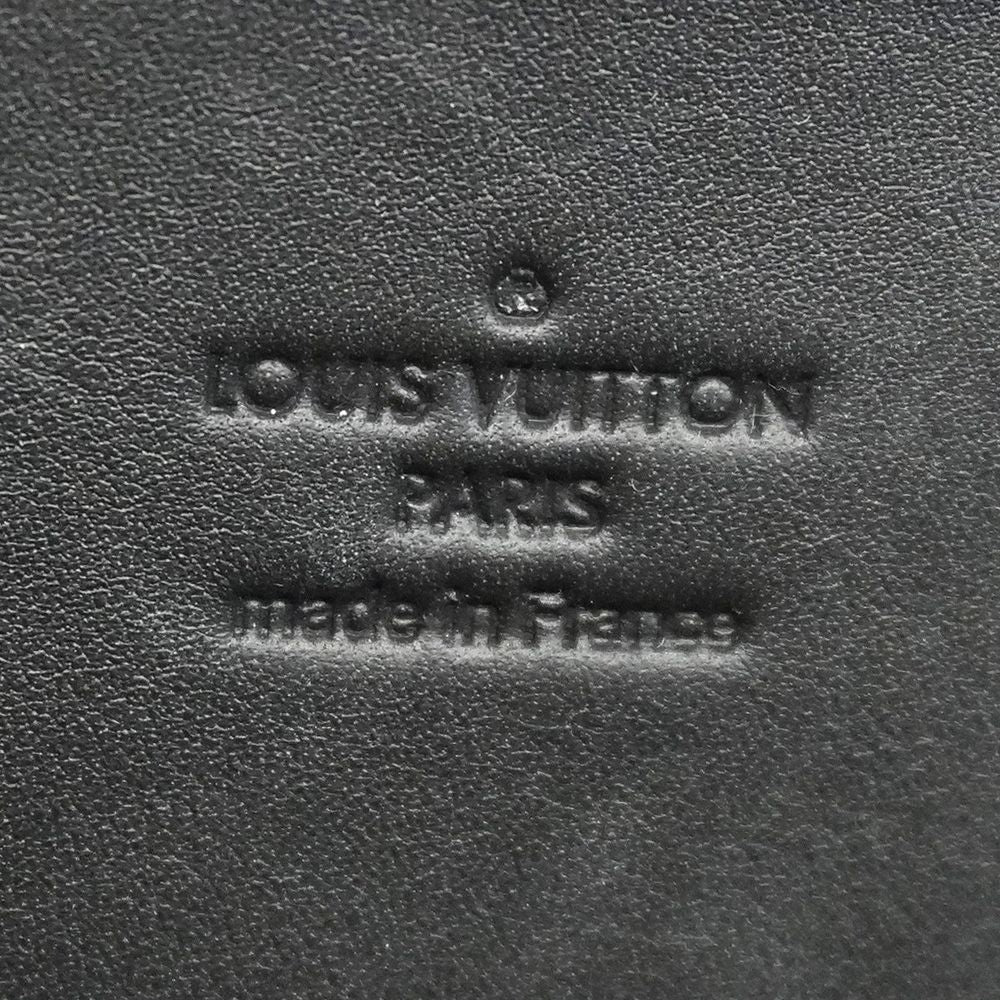 Louis Vuitton Shoulder Bag Monogram Eclipse Clutch Box Black — view 5