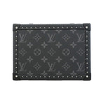 Louis Vuitton Shoulder Bag Monogram Eclipse Clutch Box Black — view 8