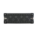 Louis Vuitton Shoulder Bag Monogram Eclipse Clutch Box Black — view 3