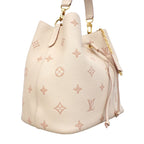 Louis Vuitton Handbag Monogram Empreinte Neo Noe MM Ivory Beige 2-Way Bag — view 2