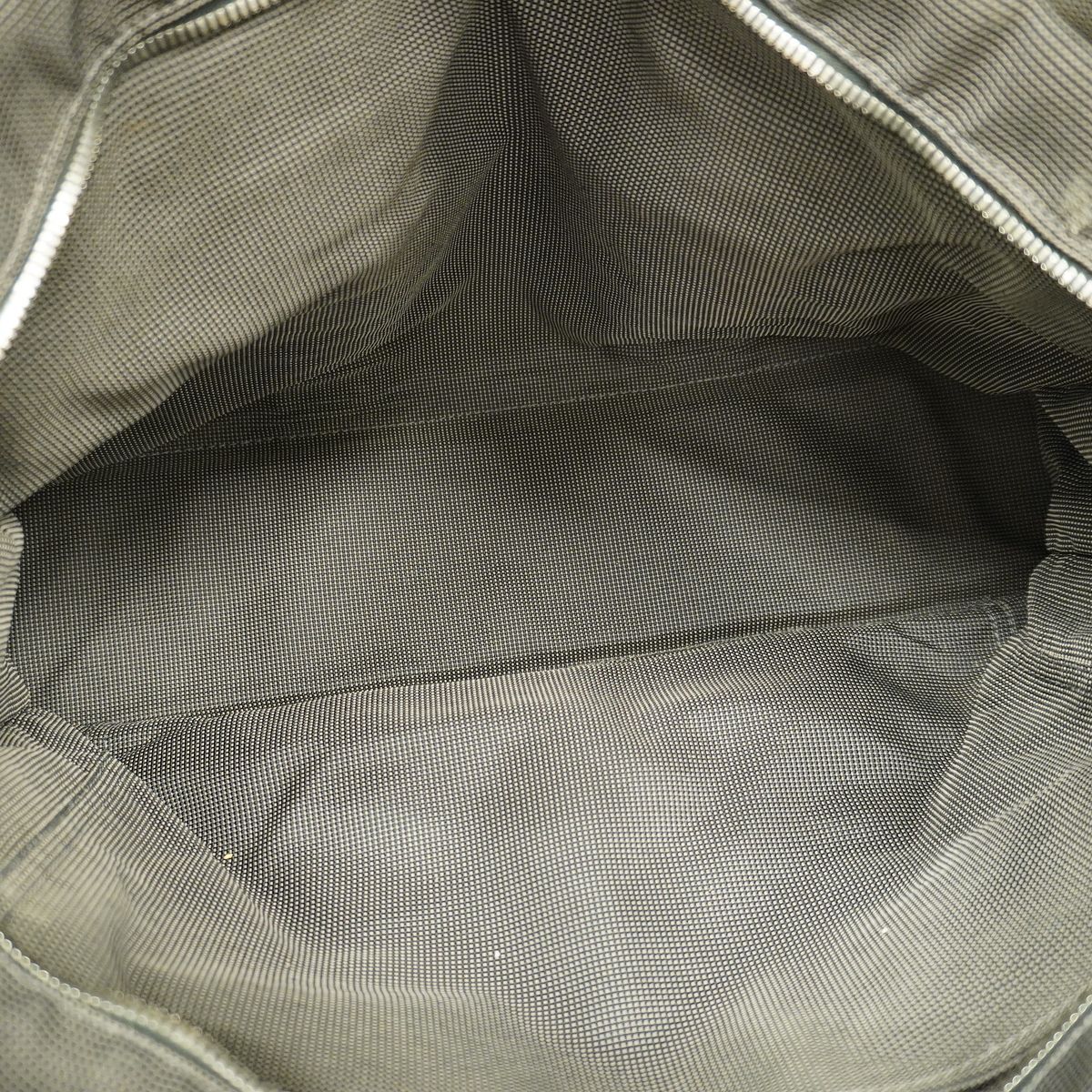 Hermes Tote Bag Herline MM Nylon Gray Silver — view 4