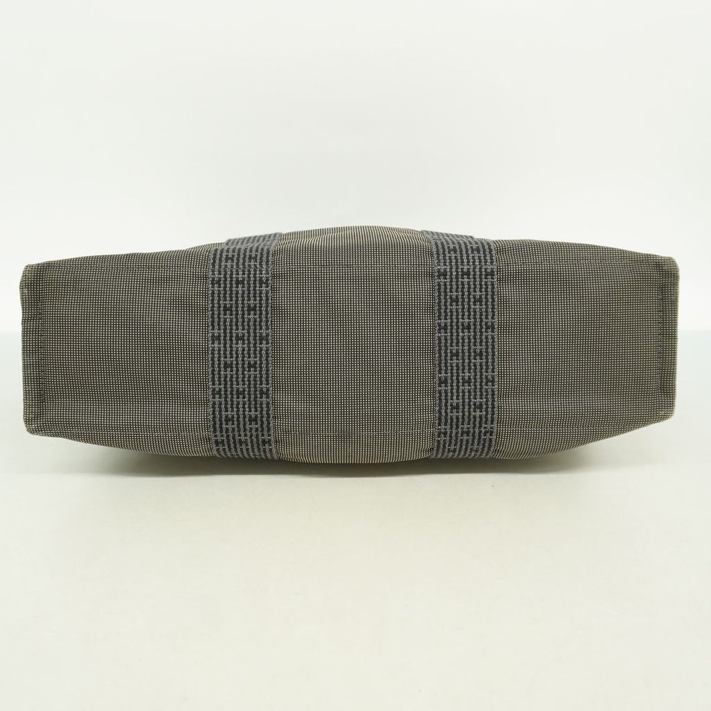 Hermes Tote Bag Herline MM Nylon Gray Silver — view 3