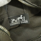 Hermes Tote Bag Herline MM Nylon Gray Silver — view 5