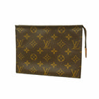 Louis Vuitton Pouch Monogram Poche Toilette 19 Brown