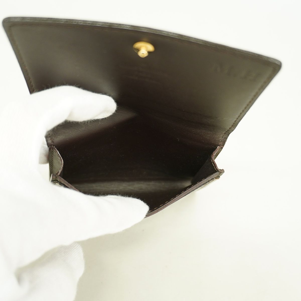Louis Vuitton Business Card Case Vernis Envelope Holder Amarante — view 3