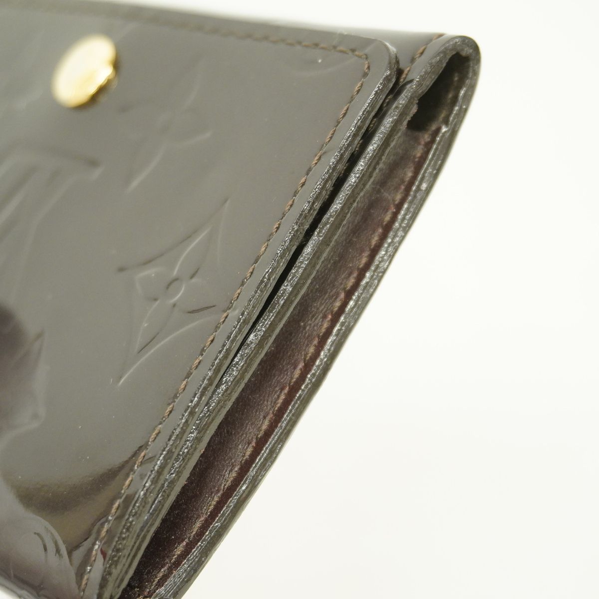 Louis Vuitton Business Card Case Vernis Envelope Holder Amarante — view 7