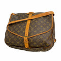 Louis Vuitton Shoulder Bag Monogram Saumur 35 Brown
