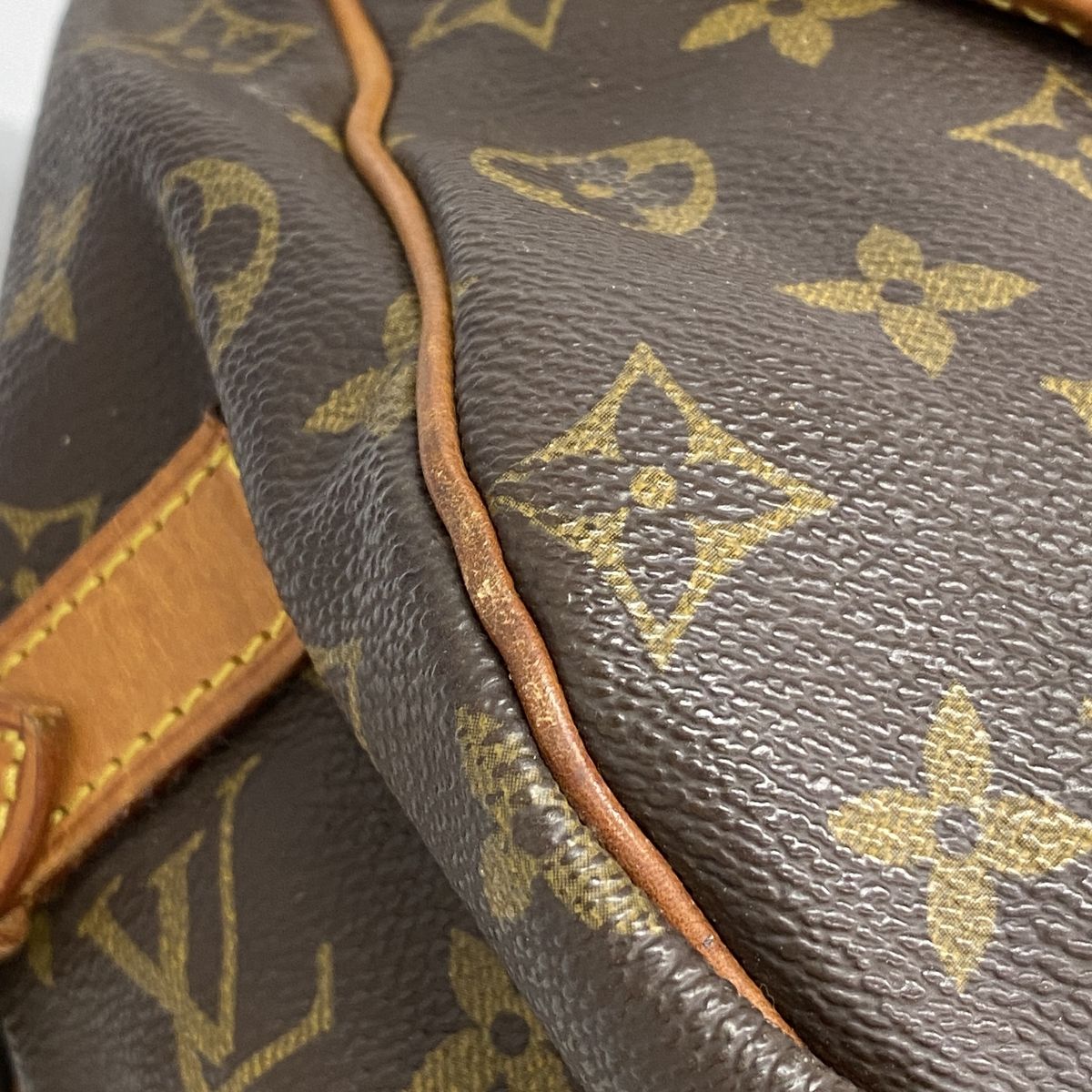 Louis Vuitton Shoulder Bag Monogram Saumur 35 Brown — view 8