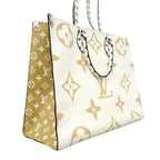 Louis Vuitton Tote Bag Monogram Giant On The Go GM Green White Khaki — view 2