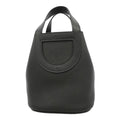 Hermes Handbag in the Loop 18 Taurillon Clemence Black Silver