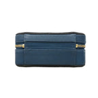 Chanel Handbag CC Filigree Caviar Leather Blue Black Gold 2-Way Bag — view 3