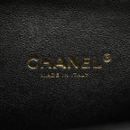 Chanel Handbag CC Filigree Caviar Leather Blue Black Gold 2-Way Bag — view 5