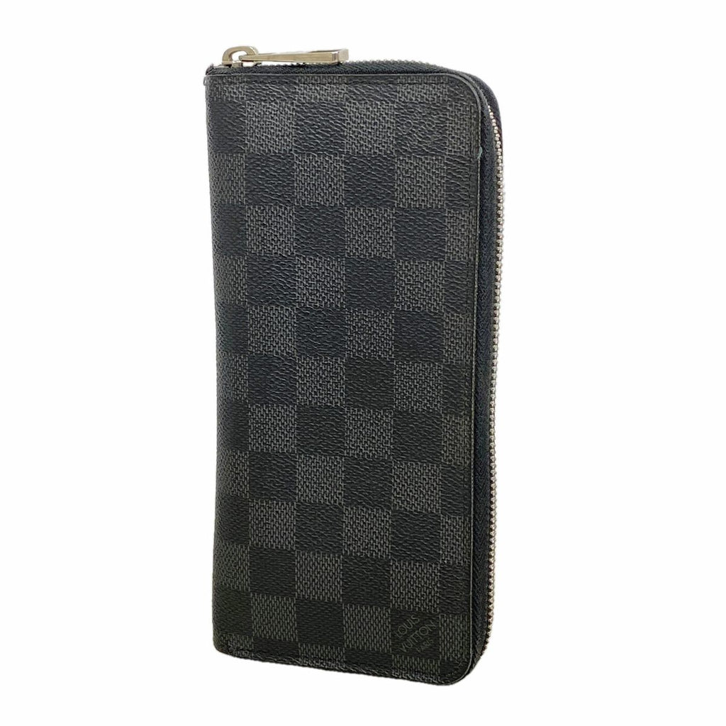 Louis Vuitton Wallet Damier Graphite Zippy Vertical Black