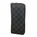 Louis Vuitton Wallet Damier Graphite Zippy Vertical Black