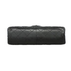 Chanel Shoulder Bag 2.55 Quilted Maxi Leather Black Silver — view 3