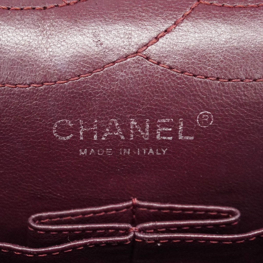 Chanel Shoulder Bag 2.55 Quilted Maxi Leather Black Silver — view 5