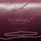Chanel Shoulder Bag 2.55 Quilted Maxi Leather Black Silver — view 5