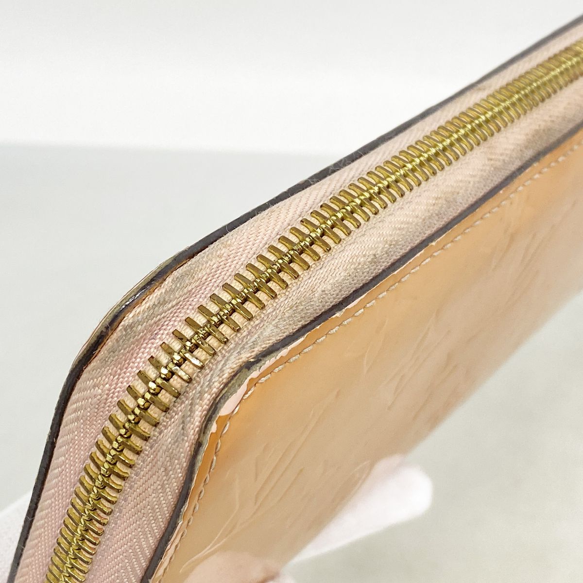 Louis Vuitton Wallet Vernis Zippy Rose Ballerine — view 5