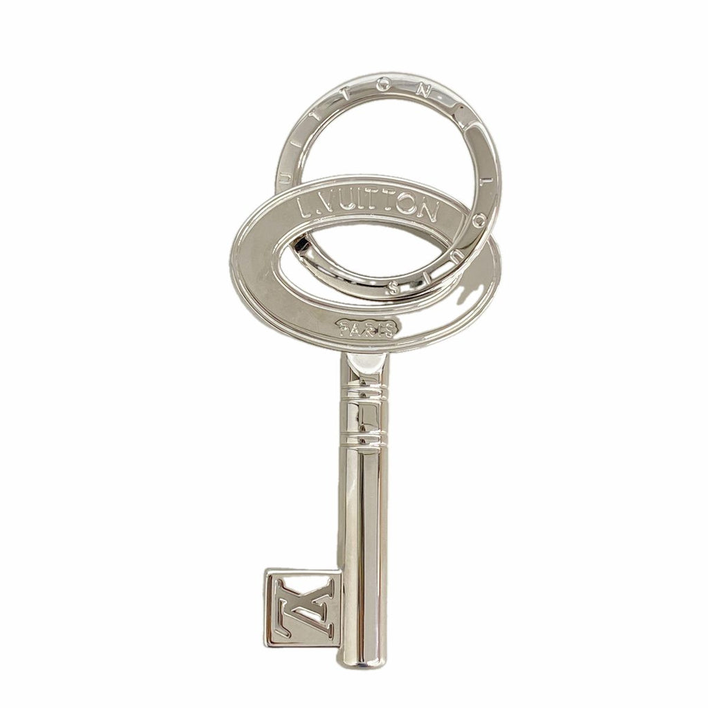 Louis Vuitton Key Holder Charm Porte Cles Travel Key Silver