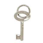 Louis Vuitton Key Holder Charm Porte Cles Travel Key Silver