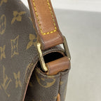 Louis Vuitton Shoulder Bag Monogram Musette Tango Short Strap Brown — view 7