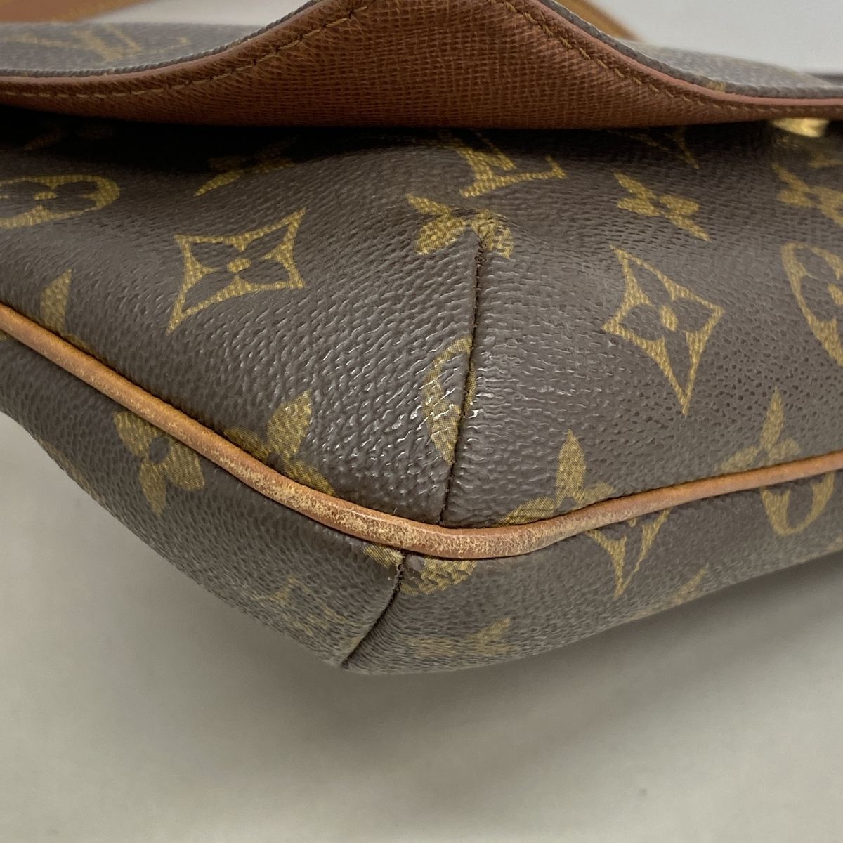 Louis Vuitton Shoulder Bag Monogram Musette Tango Short Strap Brown — view 6