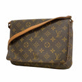 Louis Vuitton Shoulder Bag Monogram Musette Tango Short Strap Brown