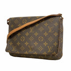 Louis Vuitton Shoulder Bag Monogram Musette Tango Short Strap Brown