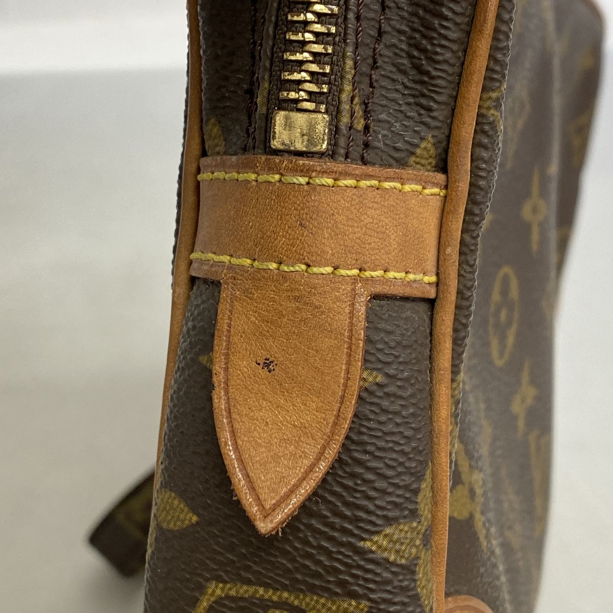 Louis Vuitton Clutch Monogram Marly Dragonne GM Brown — view 8
