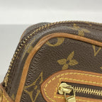 Louis Vuitton Clutch Monogram Marly Dragonne GM Brown — view 7