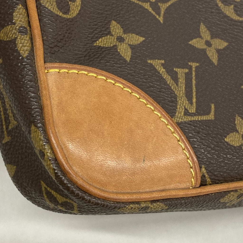 Louis Vuitton Clutch Monogram Marly Dragonne GM Brown — view 6