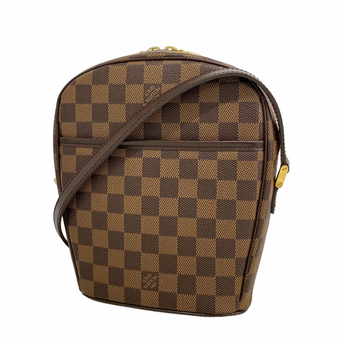 Louis Vuitton Shoulder Bag Damier Ipanema PM Ebene