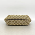 Gucci Shoulder Bag GG Canvas Brown Silver — view 3