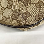 Gucci Shoulder Bag GG Canvas Brown Silver — view 6