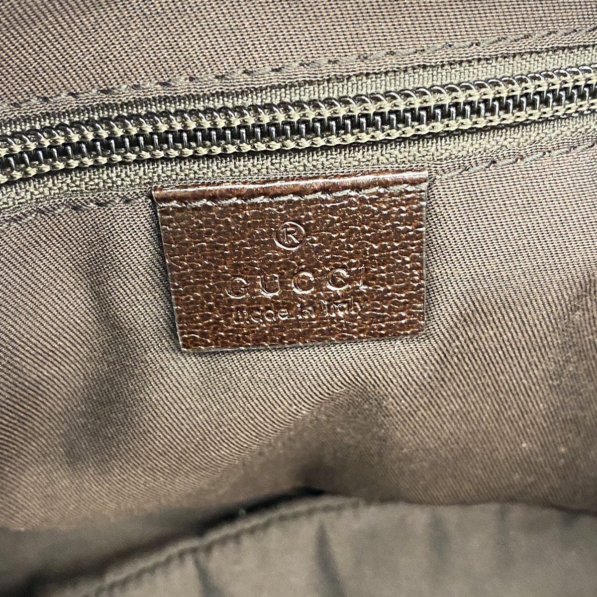 Gucci Shoulder Bag GG Canvas Brown Silver — view 5