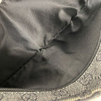 Gucci Waist Bag Denim Black Silver — view 4