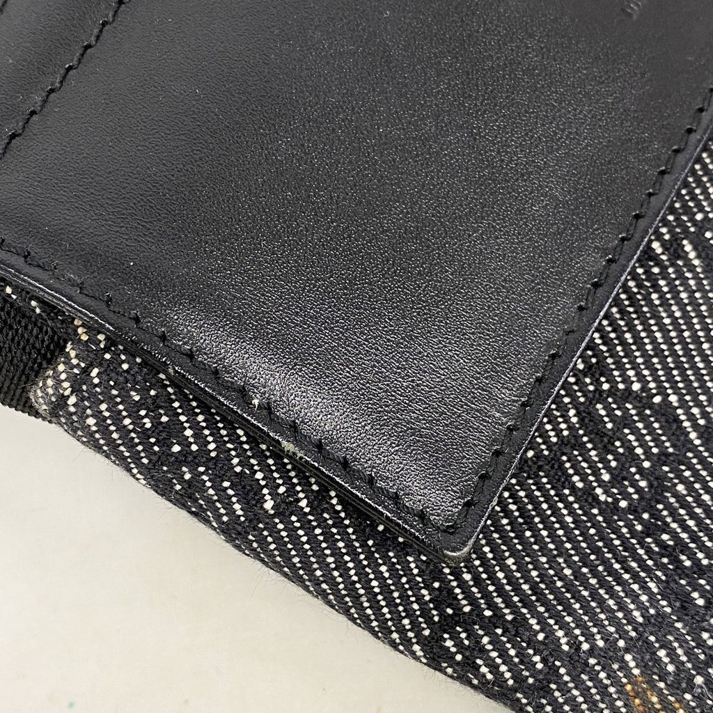 Gucci Waist Bag Denim Black Silver — view 7