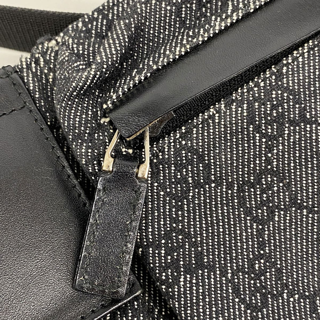 Gucci Waist Bag Denim Black Silver — view 6