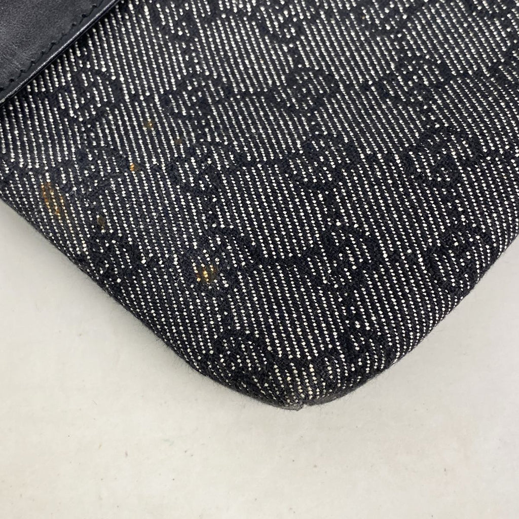 Gucci Waist Bag Denim Black Silver — view 8