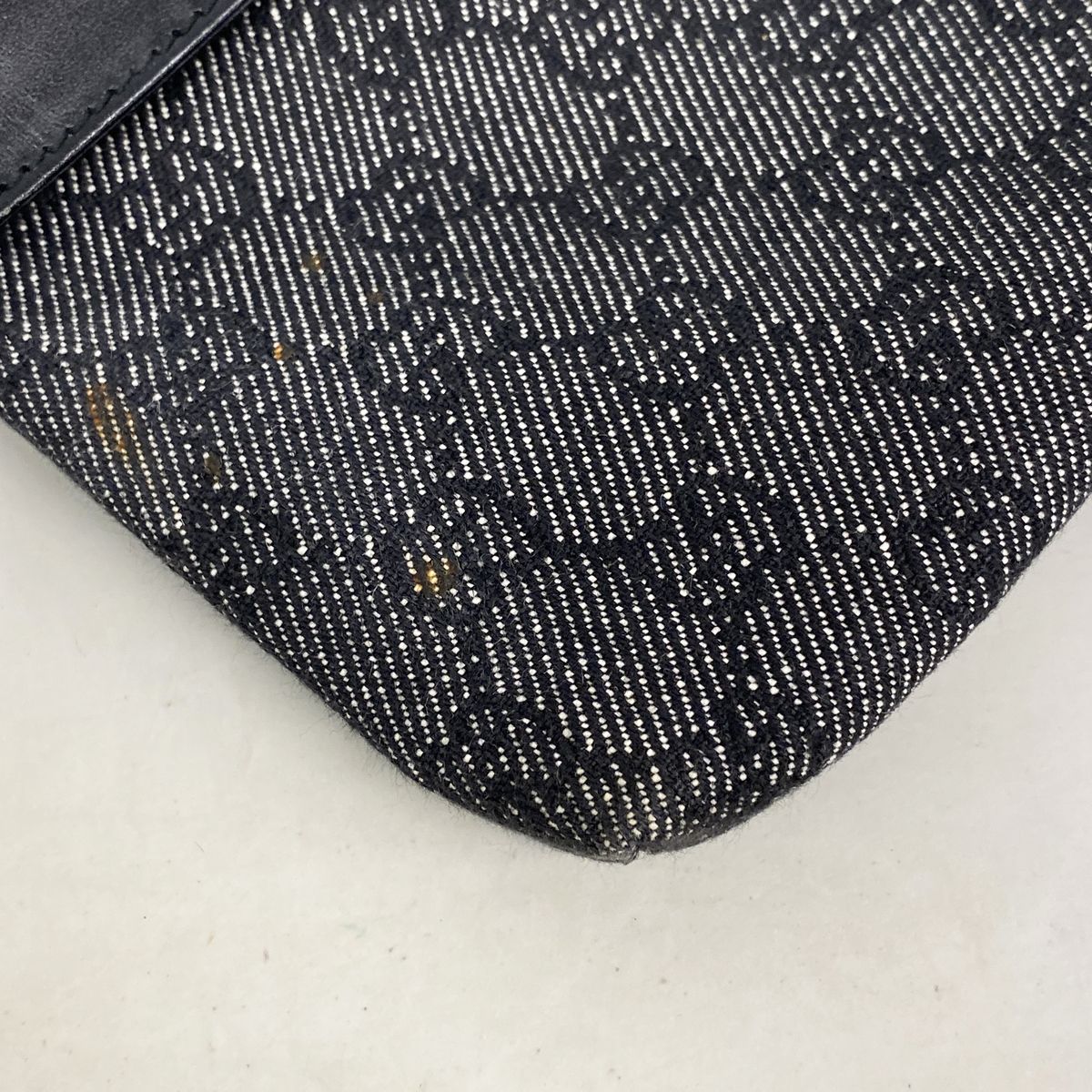 Gucci Waist Bag Denim Black Silver — view 8
