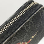 Gucci Wallet GG Supreme Black Silver — view 8