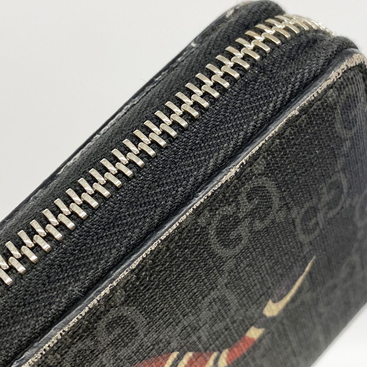 Gucci Wallet GG Supreme Black Silver — view 8