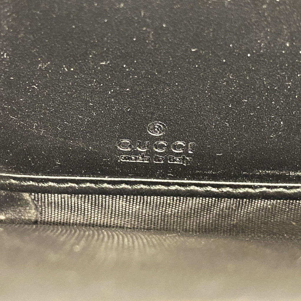 Gucci Wallet GG Supreme Black Silver — view 4