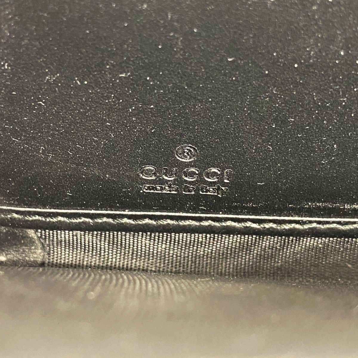 Gucci Wallet GG Supreme Black Silver — view 4