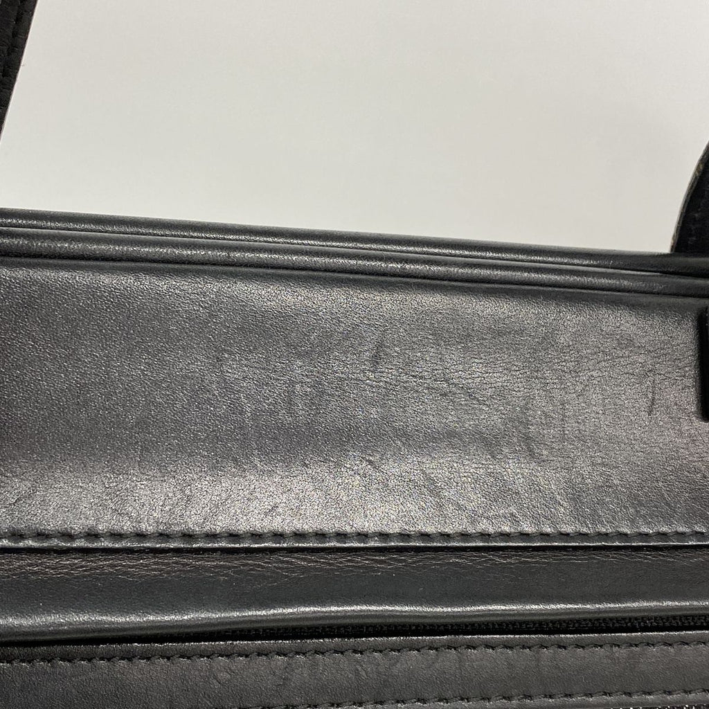Gucci Tote Bag Denim Black Gold — view 7