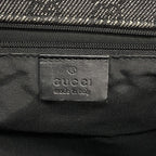 Gucci Tote Bag Denim Black Gold — view 5