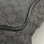 Gucci Tote Bag Denim Black Gold — view 6