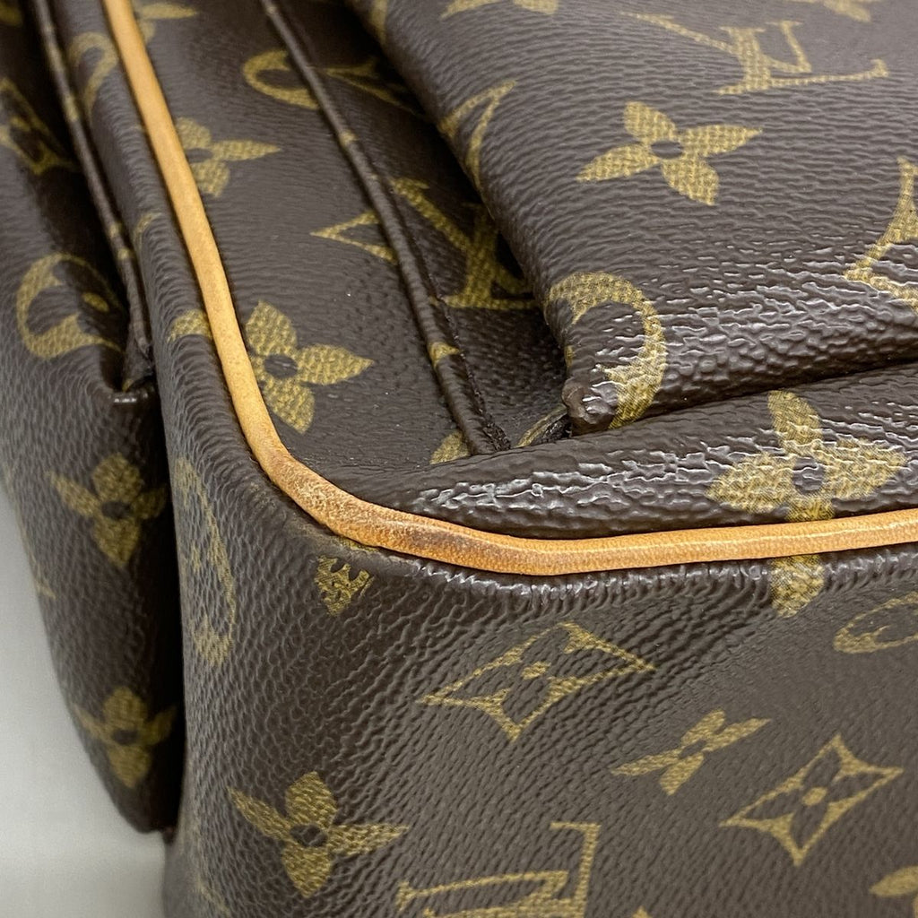 Louis Vuitton Shoulder Bag Monogram Multipli Cite Brown — view 6